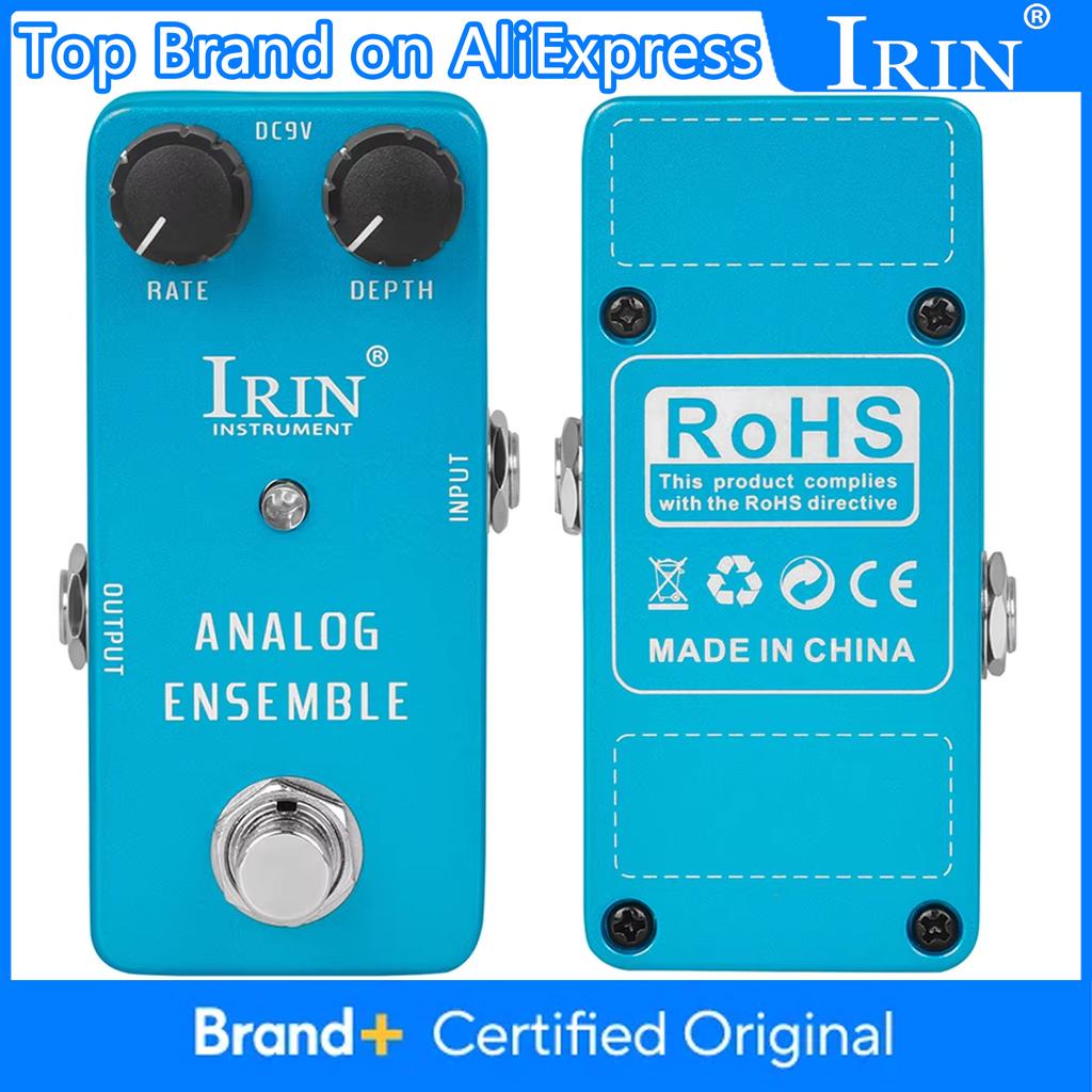 IRIN RS-07 Analog Ensemble Pedal True Bypass Guitar Effect Pedal Simulate The Pure Line Chorus Pedal Guitar Parts & Accessories