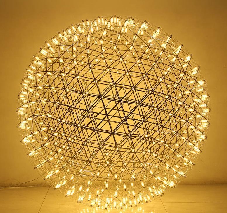 Golden Sparkle Chandelier for Shopping Malls, Hotels, Bars, Clothing Stores, Cafes, Stairs, & Restaurants