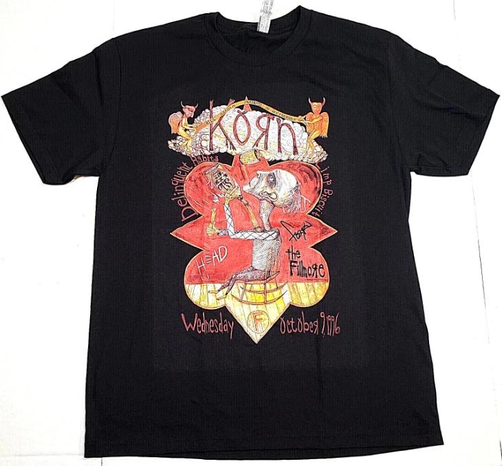 KORN Fillmore 1996 Nu Metal Alternative Rock T-Shirt Men s Unisex Tee S- 4XL XXXXL