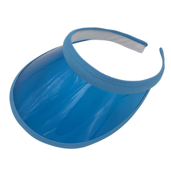 Cappello Estivo in PVC Visiera Parasole Sport All'Aria Aperta Viaggio Cappellino Traspirante Anti-UV