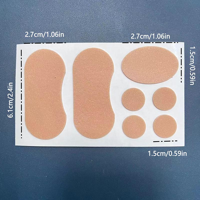 4Pcs/7Pcs Invisible Anti-Wear Sticker Pain Relief Adhesive Patch Cushion Foot Care Patches