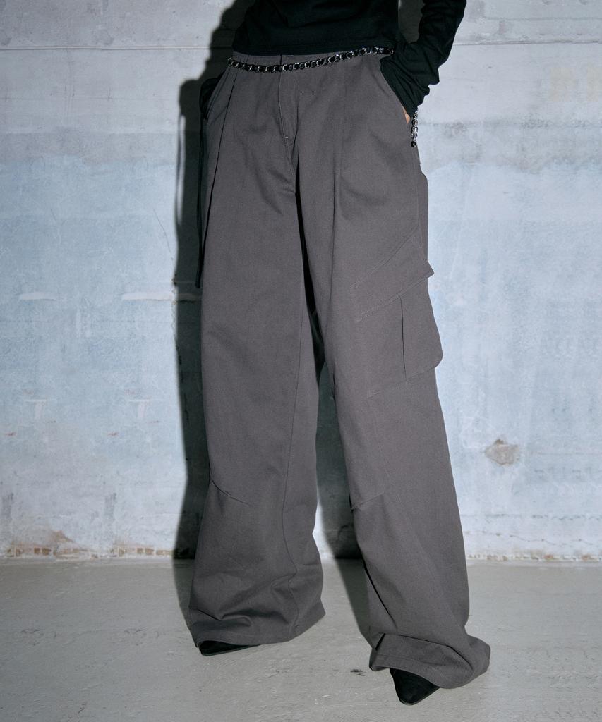 WAARFORWOMAN W1122 Cargo Wide Pants (2 Colors)