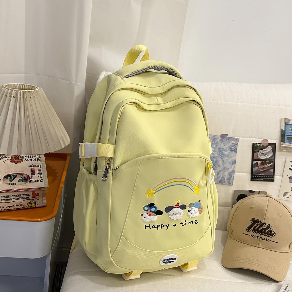Schoolbag1011 High-value Sweet and Cute Backpack Student Large-capacity Schoolbag Lightweight Leisure Bag Outdoor Travel Backpack