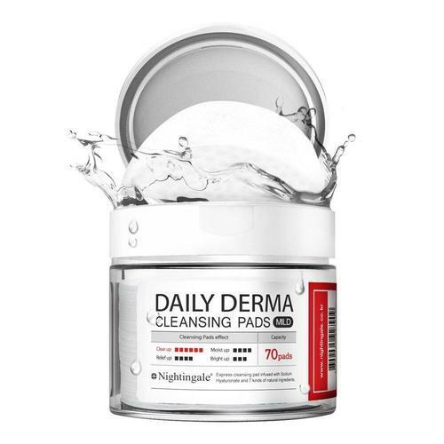 Очищающие подушечки Nightingale Daily Derma Mild, 70 листов