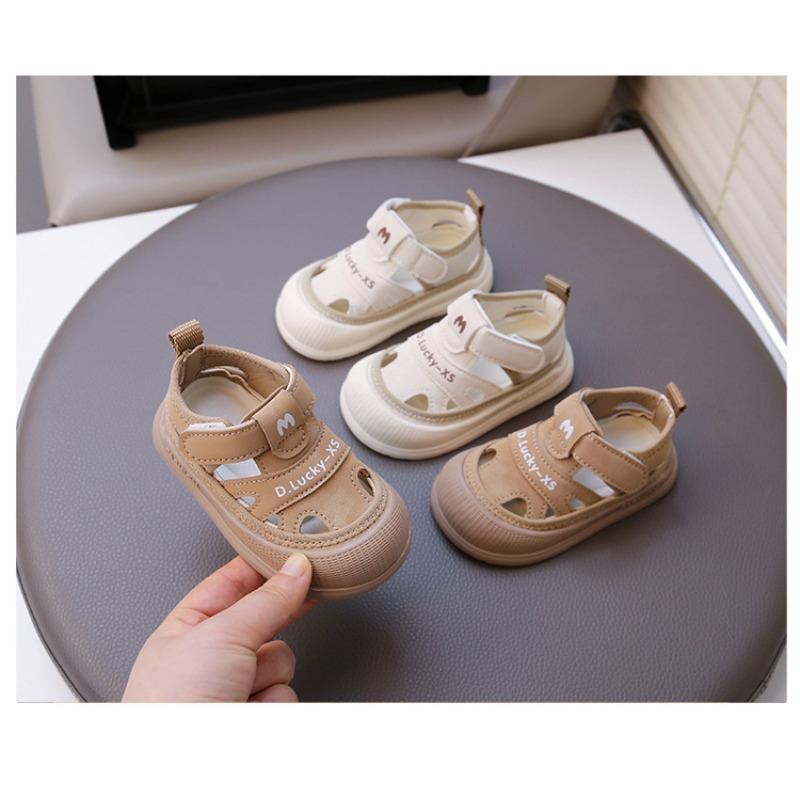 Baby Atmungsaktive Sandalen Sommer Kleinkinder Weiche Sohle Kinderschuhe Kinder Atmungsaktiv Rutschfest Strandschuhe Zehenschutz Hohlschuhe