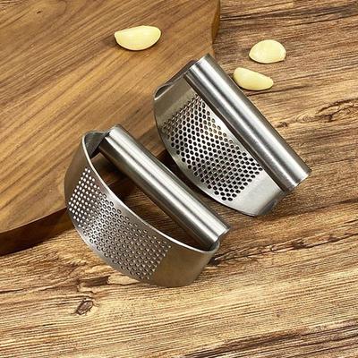Stainless Steel Manual Garlic Press and Mincer