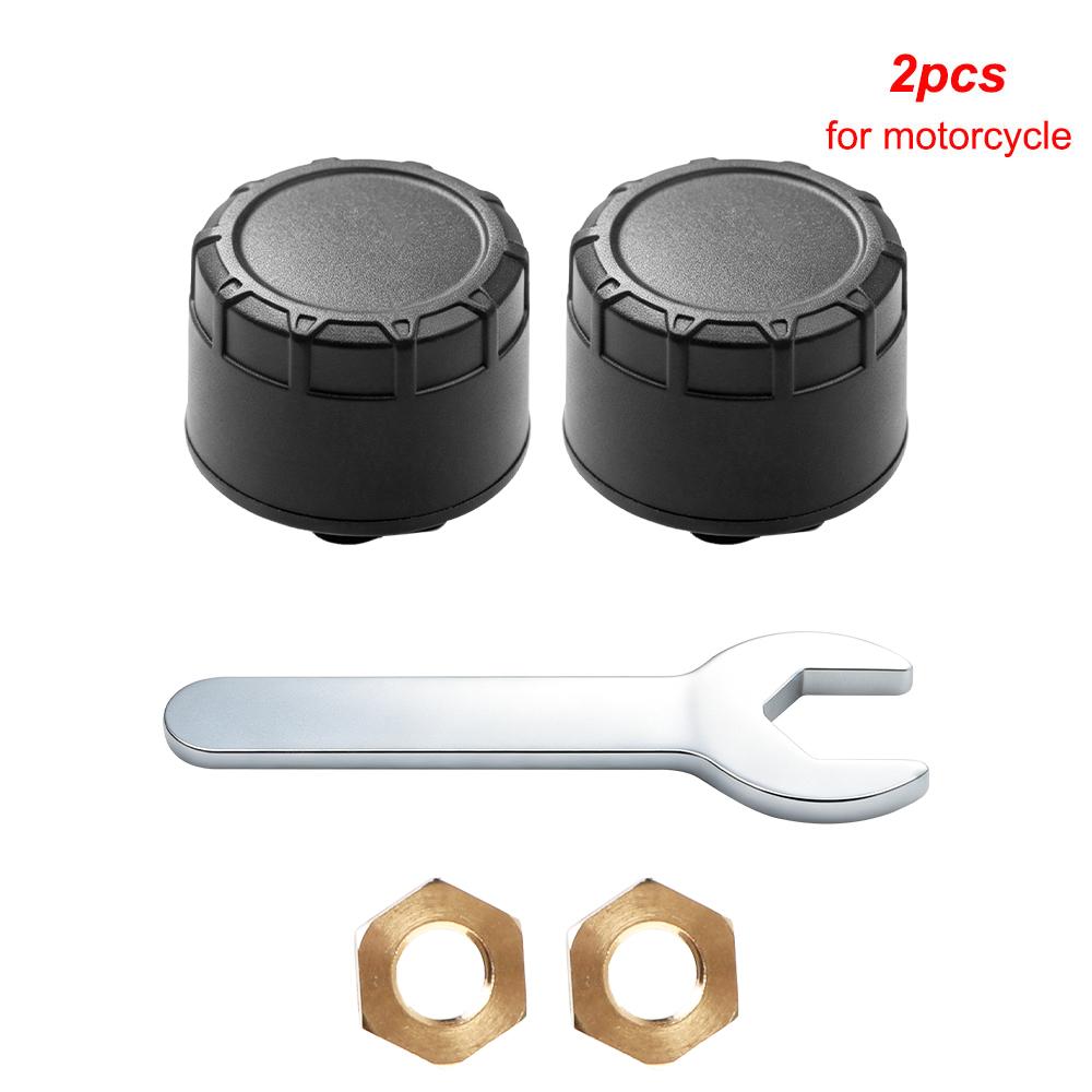 Phone Display External Alarm Tire Pressure Sensors Bluetooth APP Car TPMS Tire Pressure Monitoring System Motorcycle Car 2/4PCS