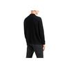 Armani Exchange FW24 Zipper Pocket Logo Crew Neck Long Sleeve Sweater Men sweater Black XM000029-AF10348-UC001