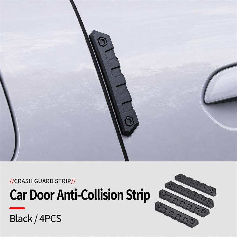 4PCS Thickened Anti-Collision Strip for Car Door Edge Protection, Side Protective Strip, and Body Scratch-Resistant Sticker