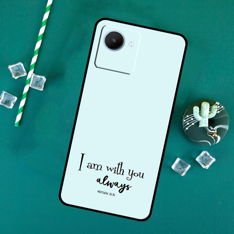 Bible Verse For Realme C71 C75 C55 C53 C67 C61 C33 C63 C51 10 11 12 13 14 Pro Plus C65 GT7 15 Pro Case