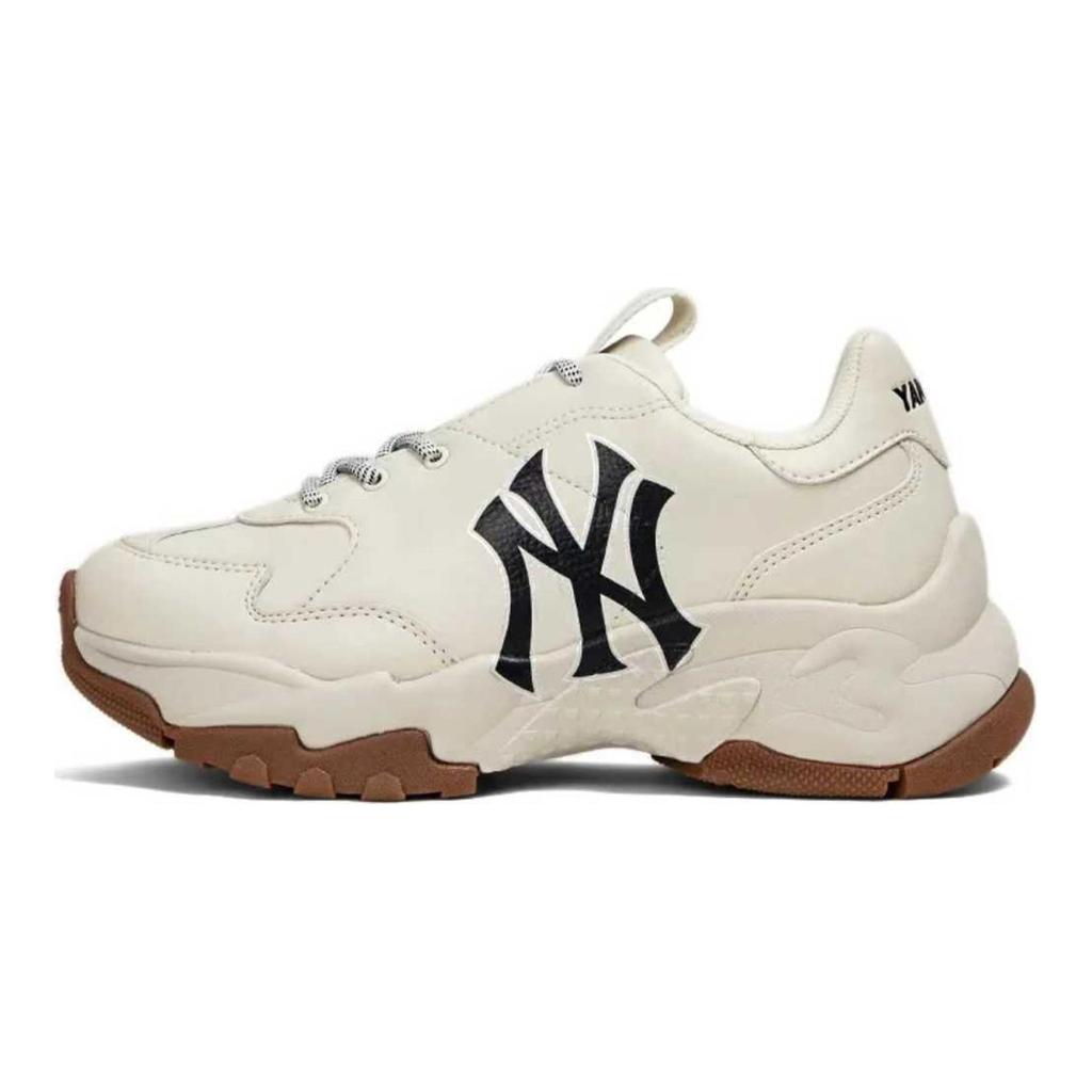 MLB Slip Resistant Support Slip Resistant Support Low Top Chunky Sneakers Unisex Beige Brown Black 3ASHBNA3N-50CRS(Team131-2)