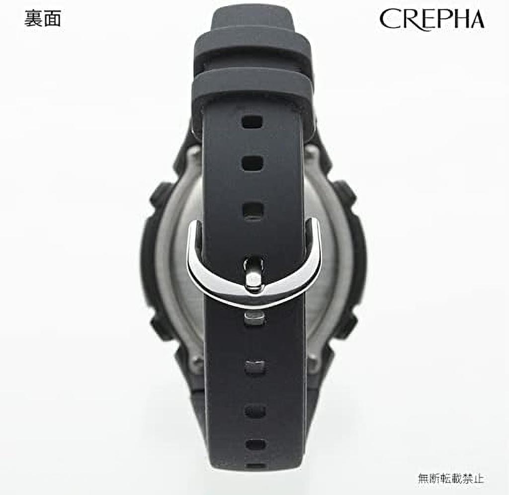 CREPHA Digital Watch Multifunctional Water Resistant for Everyday Urethane Black T-SPORTS (10 ATM) Use, Sporty, Strap, Men's, TS-D228-BK