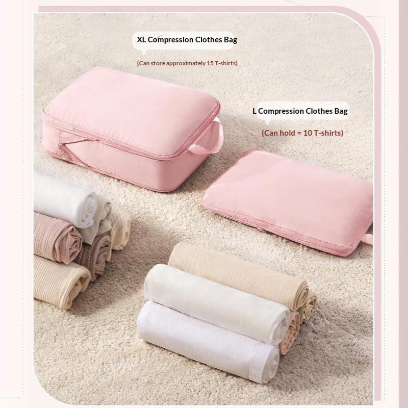 Compressible Travel Packing Cubes 40% Space Saving Water Resistant Organizers Perfect Gift for Frequent Travelers Luggage Packing
