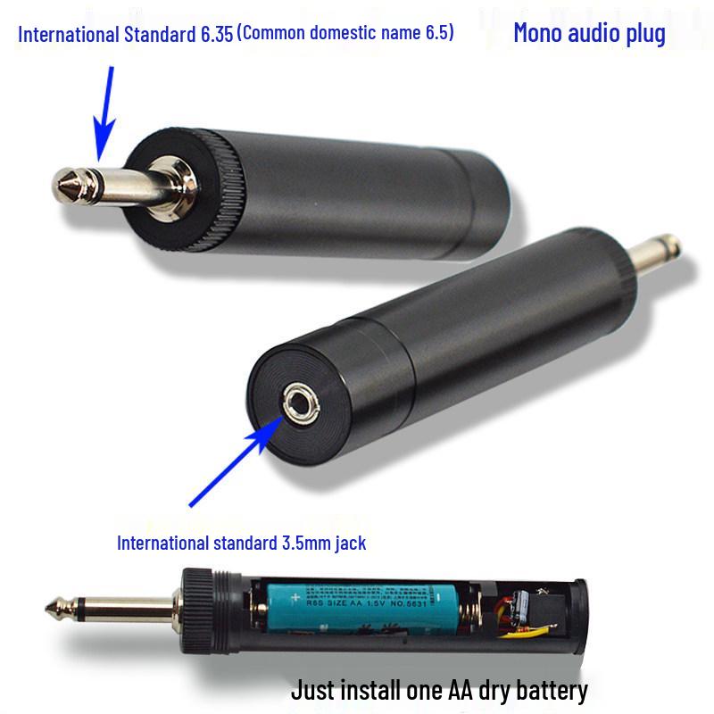 

Erhu Pickup Amplifier: 3.5 to 6.35 Adapter Microphone Mixer