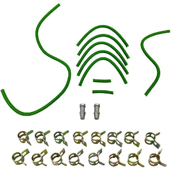 Zestaw przewodu powrotnego wtryskiwacza paliwa diesla, GM19001-VT, U19001-VT Przewód powrotny Viton do paliwa Diesel z zaciskami Pasuje do silnika GM 6.2L 6.5L