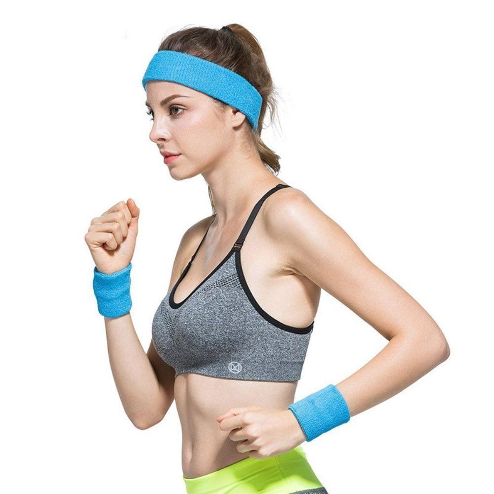 Kids Headbands Wrist Band For Gym Running Sweatband Mens Sports Headband Sweat Headband Wristband
