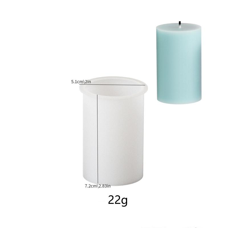 

3D Geometric Silicone Candle Mold Texture Cylindrical Soap Mold DIY Nordic Style Aromatherapy Candle Mold Home Decoration