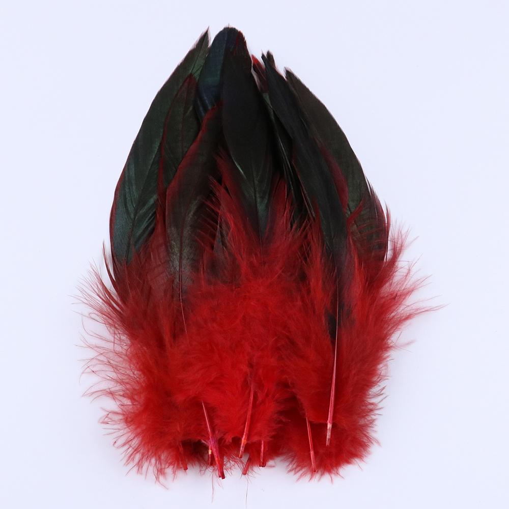 50Pcs/Lot Natural Color Rooster Feathers 6-8 Inch/15-20 CM Pheasant Chicken Feather for Crafts Jewelry Earring Making Plumes