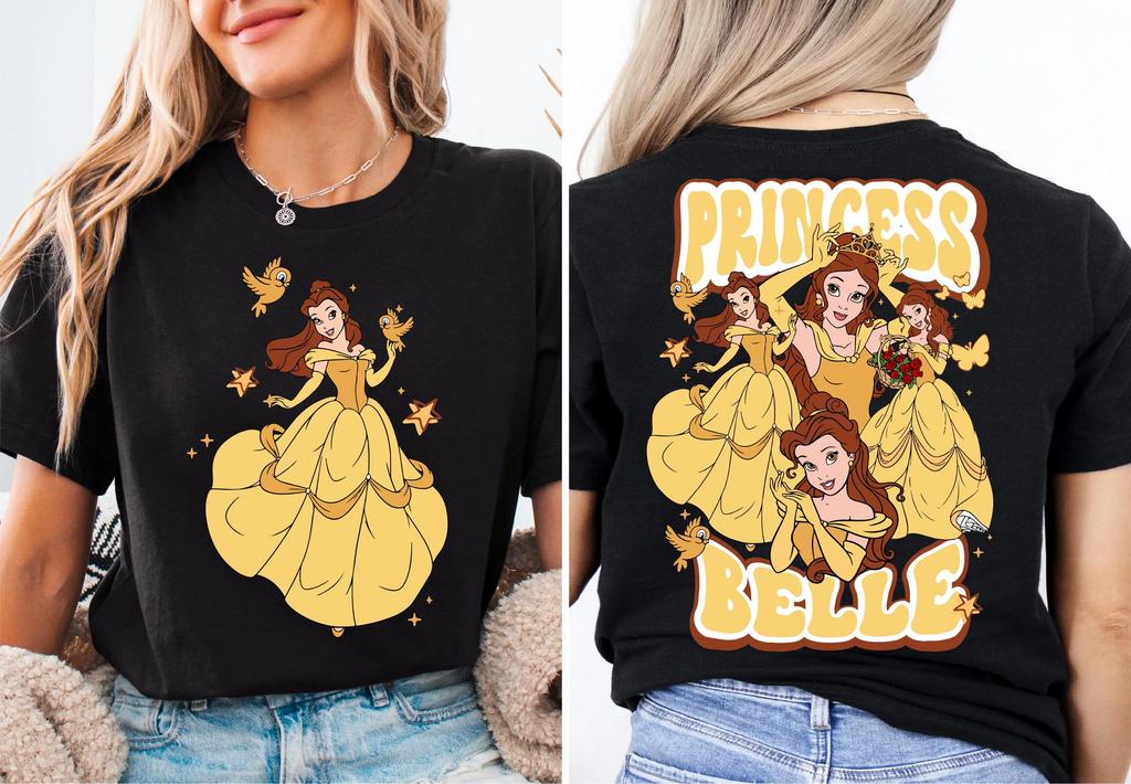 Disney Princess Shirt Disneyland Girls Trip Shirt Princess Cinderella Belle Aurora Rapunzel Shirt Disney Princess Matching Shirt