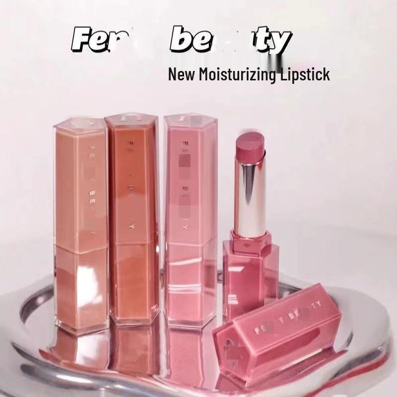 Fenty Beauty от Рианны Дуэт помады и блеска - Увлажняющий Прозрачный Stardust и Fenty Glow Натуральные Оттенки Sp ice Cold Frozen Cinnamon