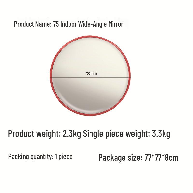 80cm Outdoor Traffic Convex Mirror for Parking Lots and Highways