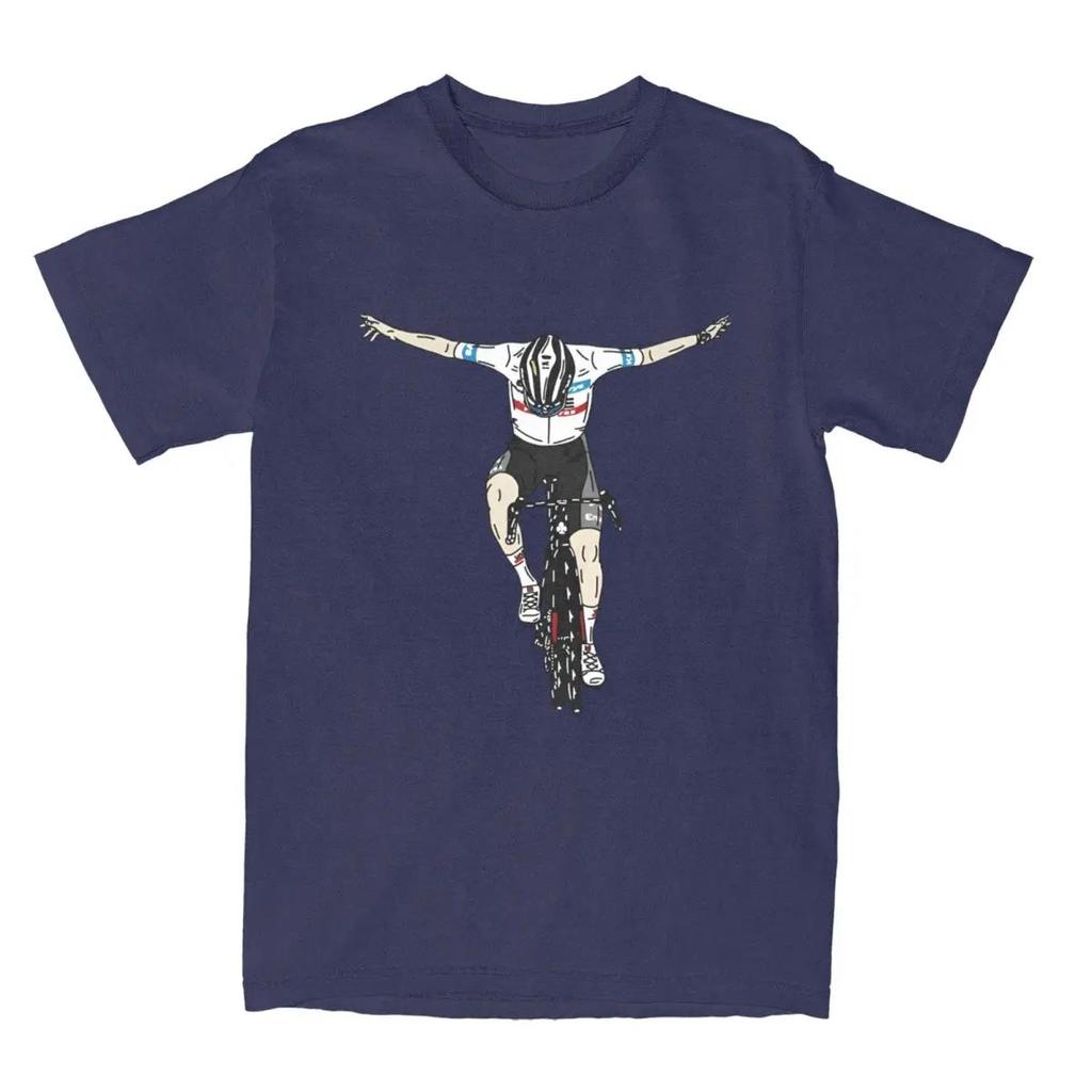 2025 Pánské cyklistické tričko Tadej Pogy Tým Pogi, Tričko s krátkým rukávem, Tričko s kulatým výstřihem, Bavlněné tričko, Léto Tour De France