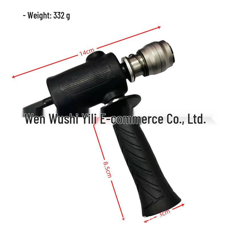 Electric Drill To Rotary Hammer Conversion Head with Square Chuck