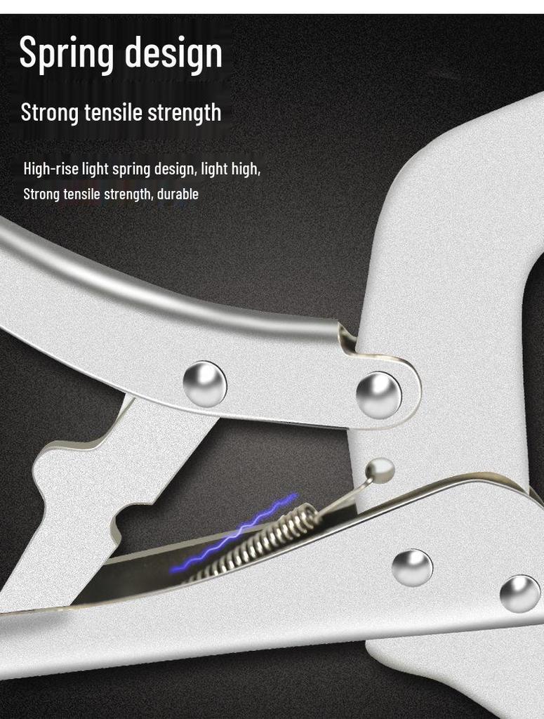 German Industrial High-Leverage Pliers & Heavy-Duty C-Clamp for Wood