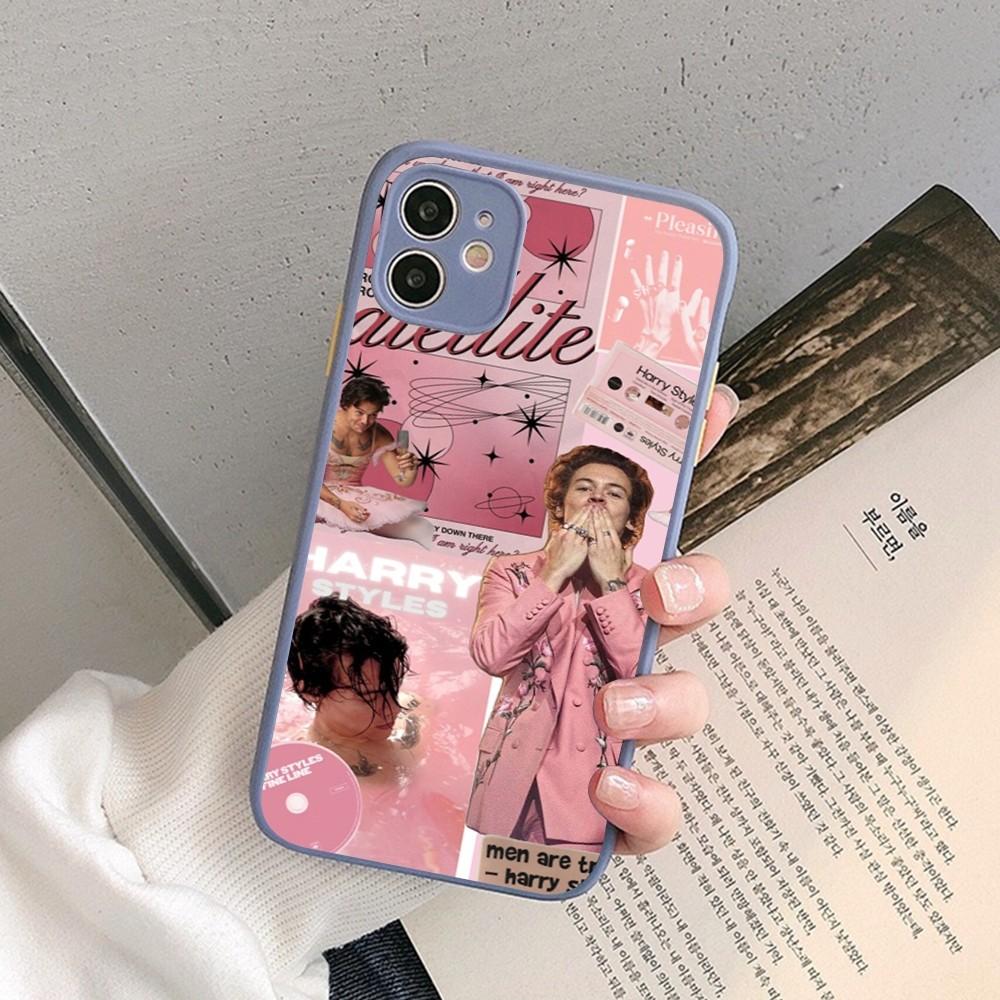Singer H-HaRRy Fashion S-styles Handyhülle für iPhone 14 11 12 13 Mini Pro Max 8 7 Plus X XR XS MAX Durchsichtige Mattierte Hülle