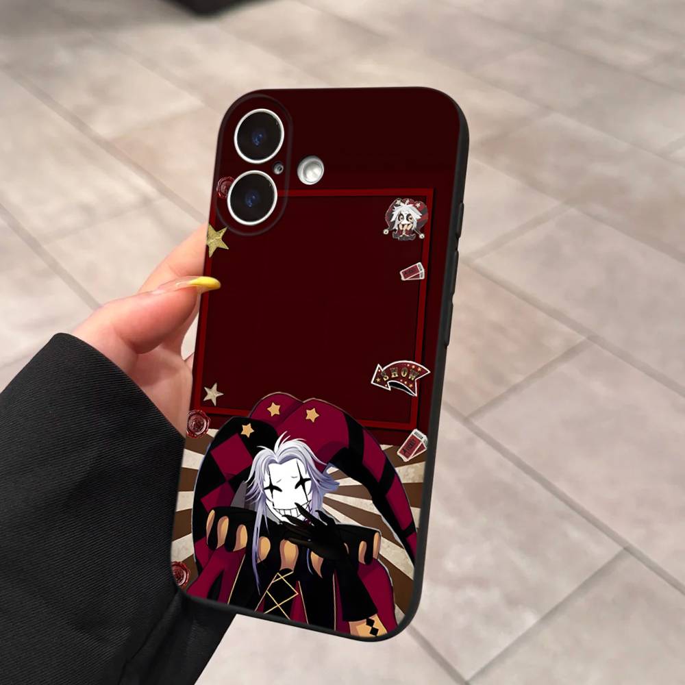 The Freak Circus Pierrot Phone Case For IPhone 17 16 14 15 13 12 11 Pro Max Plus Silicone Soft Cover