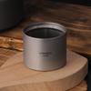 LIXADA Lightweight Titanium Alcohol Burner for Camping, Hiking, Backpacking, and More (Titanium2)