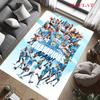 The Blues Team Carpet Rug for Living Room Bedroom Home Sofa Decoration,Kids Play Nonslip Floor Mat