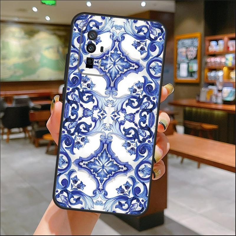 Azulejo Case For Xiaomi 14T Pro 13T 11T 12T 13 14 15 Ultra POCO X7 Pro X3 X5 X6 M6 F5 F6 Pro Cover