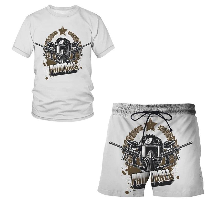 

Взрослая европейская и американская серия, пляжная короткая одежда с 3D принтом, летний мужской женский костюм, футболка для мальчиков, шорты, комплект, повседневные топы из 2 предметов 6XL