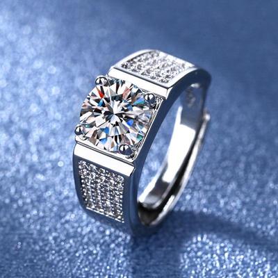 Stilvoller koreanischer Herren-Voll-Diamant-Modering - Verkaufsschlager, trendiges grenzüberschreitendes Accessoire