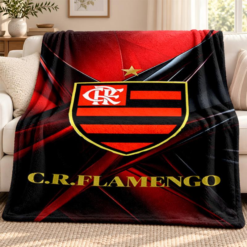 CR Flamengo blanket Flannel Blanket Soft Cozy Plush Throw for Sofa Bed Lightweight Home Decoration Outdoor camping