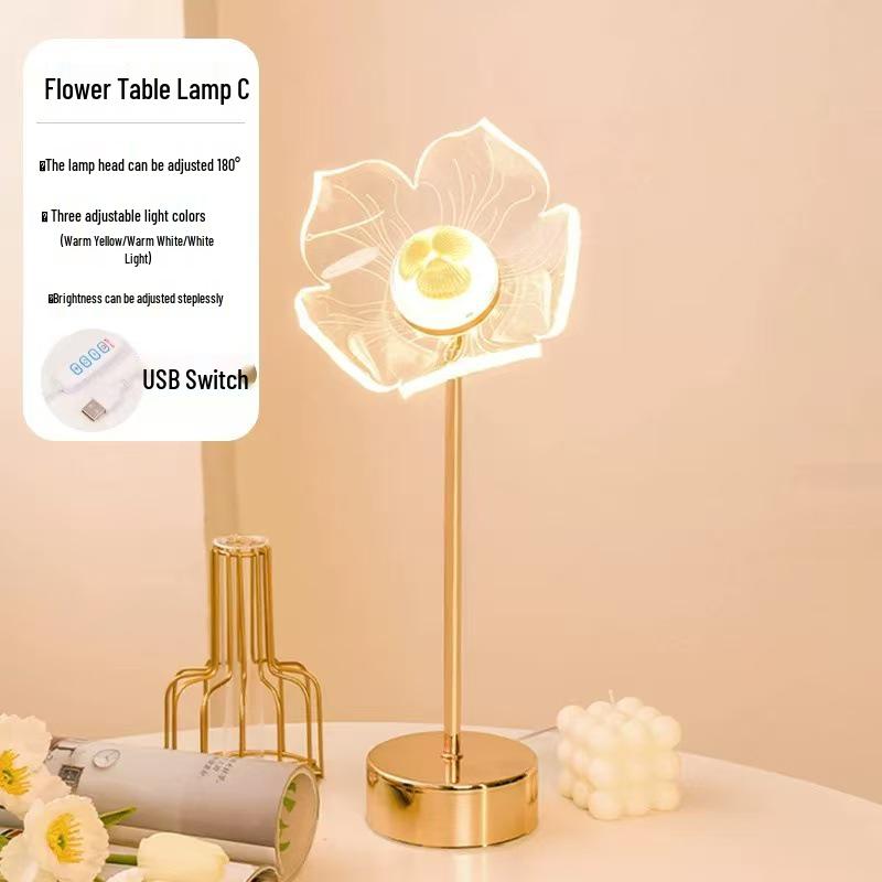 Elegant Acrylic Butterfly Table Lamp - Ideal for Bedrooms, Bedside, Hotels & Dining Spaces