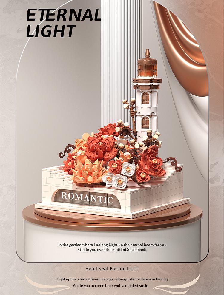 Belle Di Mini Partikel Kreative Desktop-Ornamente Liebe Serie DIY Spielzeug Bausteine