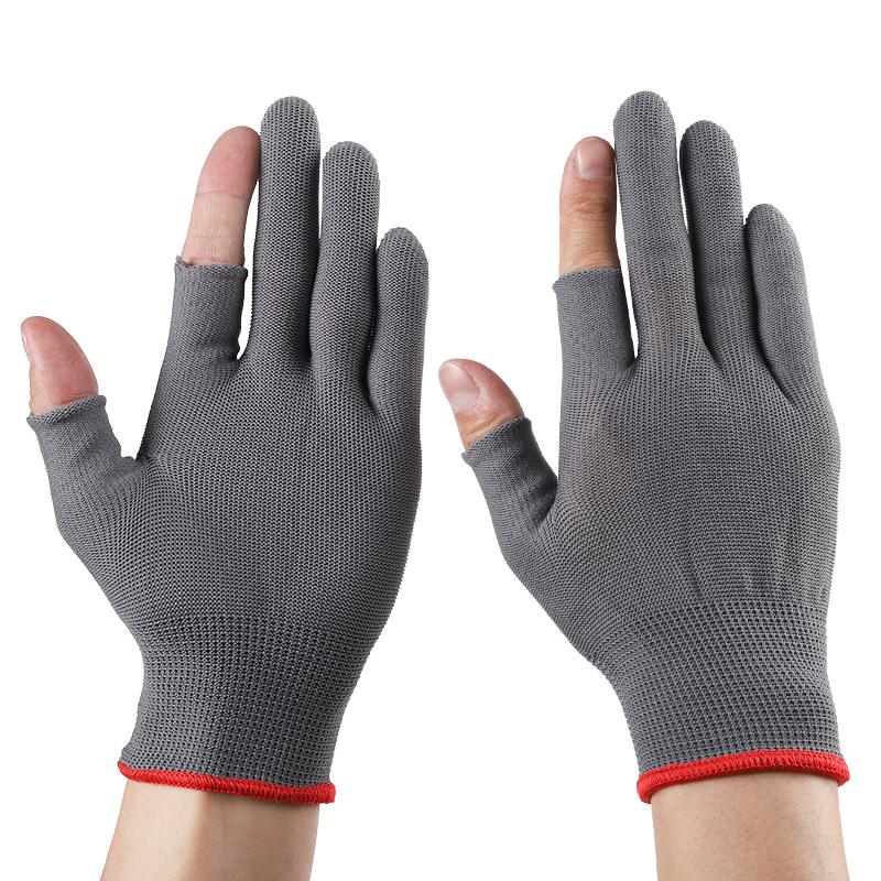 PU Antistatische Handschuhe - Atmungsaktiv, Abriebfest, Rutschfest, Getauchter Gummi, Finger- und Handflächenbeschichtet für Elektronikarbeiten