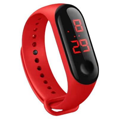 Damen Sportuhr LED-Bildschirm Kinder Outdoor-Sport Elektronische Uhr Herren Silikonarmband Armbanduhr Studentenuhr Relogio