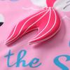 Baby Toddler Girls Rashguard Two Pieces Swimsuit Set Long Sleeve Mermaid Bathing Suits Bikini Bottoms Sun Protection Swimwear 1-10T