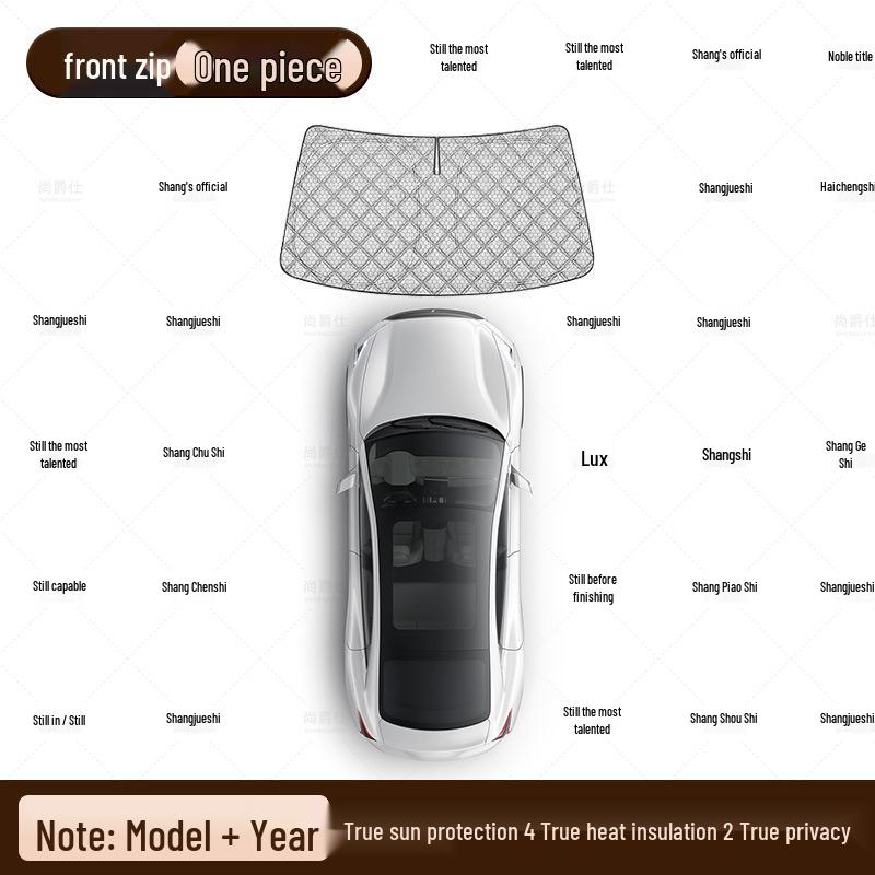 AITO M5-M9 Car Window Sunshade: Heat Insulation & Anti-UV Graphene Cooling Shield
