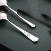 ZISIZ Stainless Steel Round Head Dessert Spoons Set