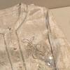 Women's Linen Blend Sequin Embellished Long Sleeve Jacket