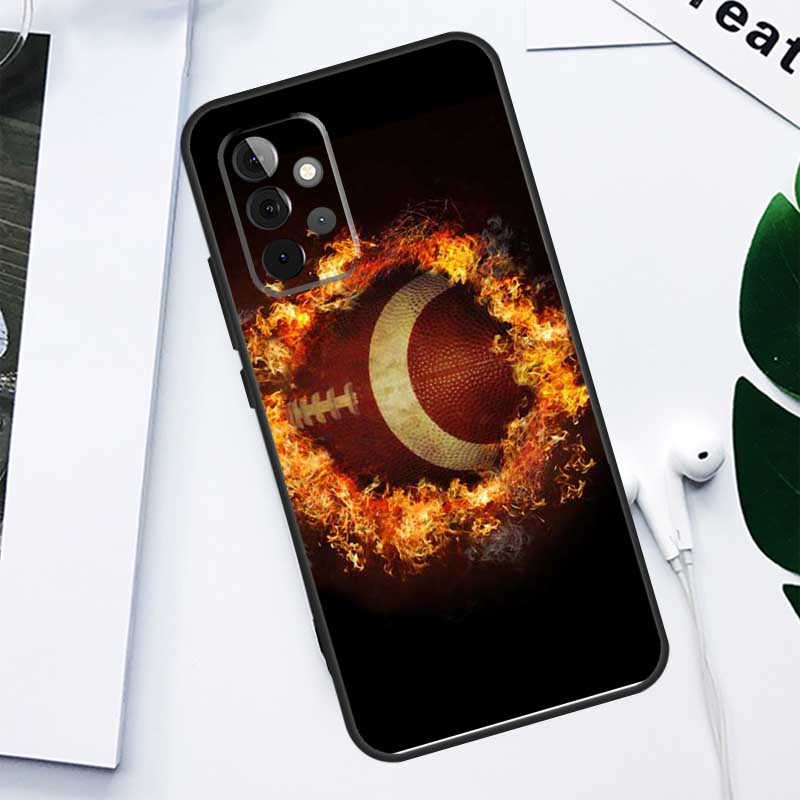 

American Football College Sport For Samsung Galaxy A06 A05 A16 A54 A34 A14 A55 A35 A15 A53 A33 A13 A22 A32 A52 Phone Case Samsung A42 5G
