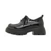 British Style Platform Small Leather Shoes Women's 2025 New Spring Versatile Black Jk Single Shoes Muffin Loafers Ins Tide