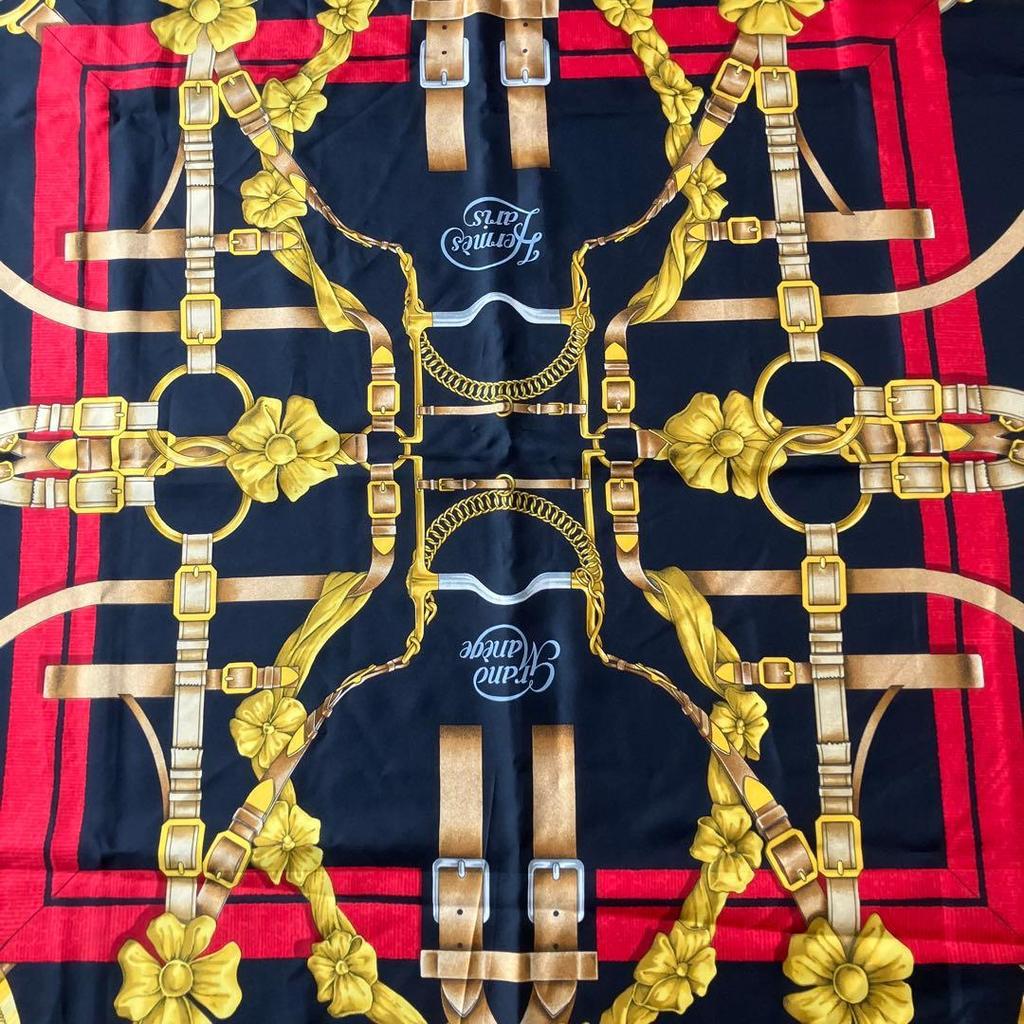 Used HERMES Kare90 Gr Manege Scarf