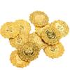 50pcs Prop Favors Decorations Pirate Gold Coins Game Coin Skull Halloween Party