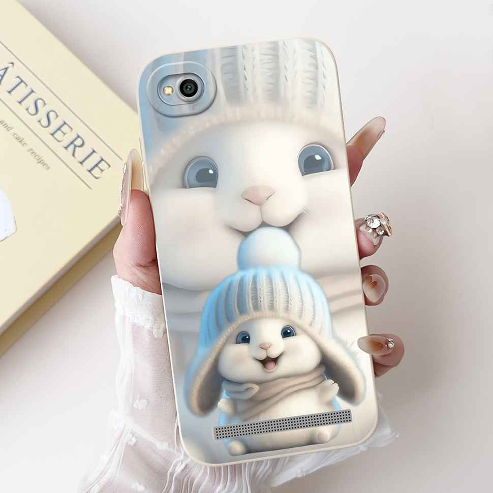 For Xiaomi Redmi 5A MCG3B Case Colorful Flowers Soft Silicone Cover For Redmi 5A redmi 5a MCG3B 5.0" Cute Rabbit Bumper Shell