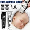 Cichy zestaw do strzyżenia włosów dla niemowląt - Bezpieczny trymer, Cichy dla noworodków, Zaokrąglone ostrza, Akumulatorowy, Bezbolesne i bezstresowe strzyżenie w domu dla dzieci